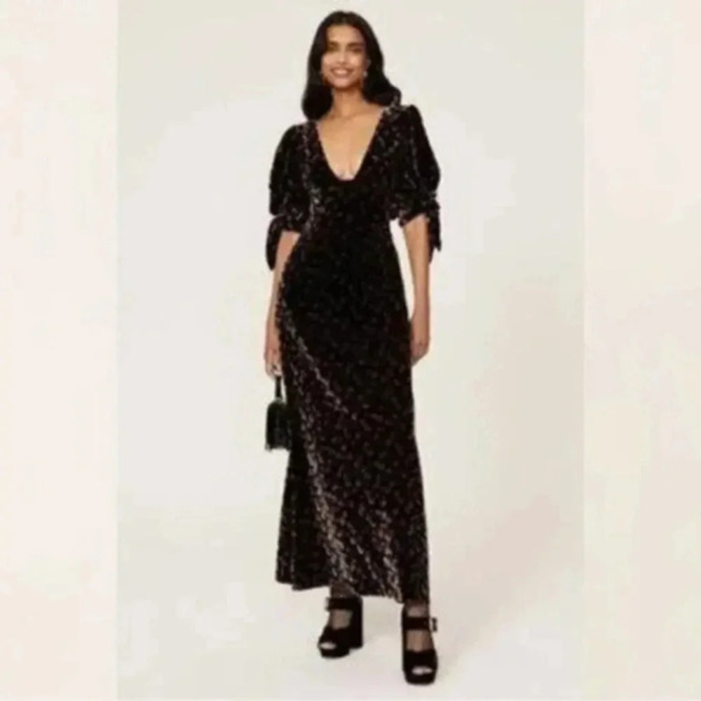 NEW Sea of New York valerie burnout velvet dress B406